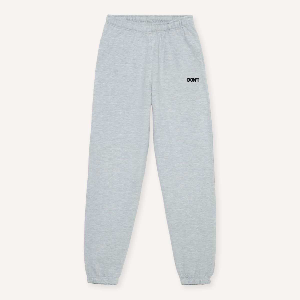 Don't Embroidery Detail Joggers-Feminist Apparel, Feminist Clothing, Feminist joggers, JH072-The Spark Company