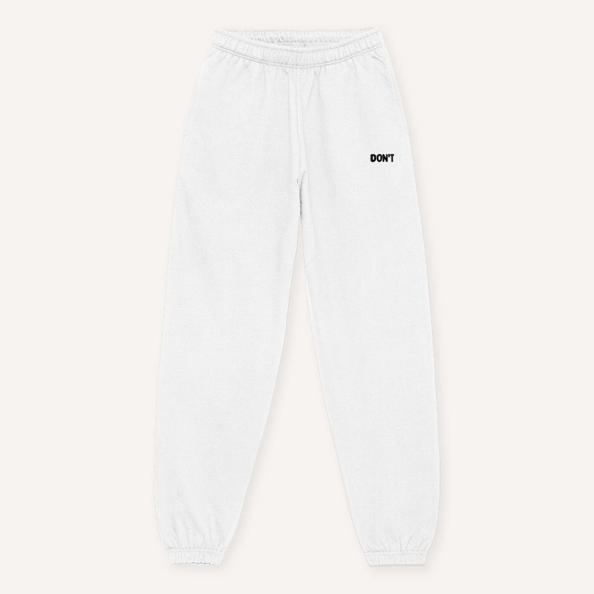 Don't Embroidery Detail Joggers-Feminist Apparel, Feminist Clothing, Feminist joggers, JH072-The Spark Company