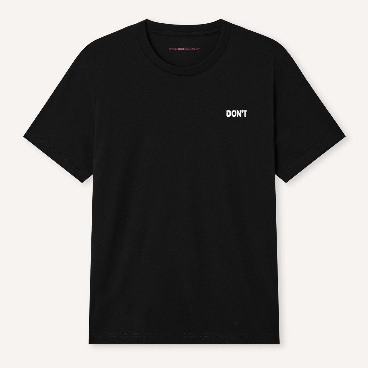 Don't Embroidery Detail T-Shirt-Feminist Apparel, Feminist Clothing, Feminist T Shirt, BC3001-The Spark Company