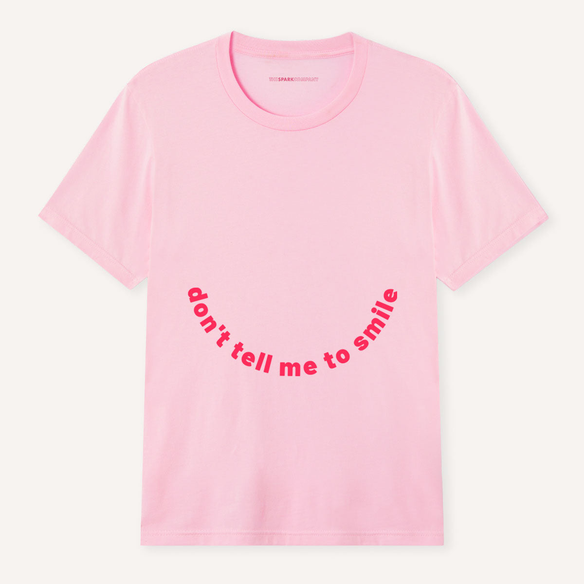 Don't Tell Me To Smile T-Shirt-Feminist Apparel, Feminist Clothing, Feminist T Shirt, BC3001-The Spark Company