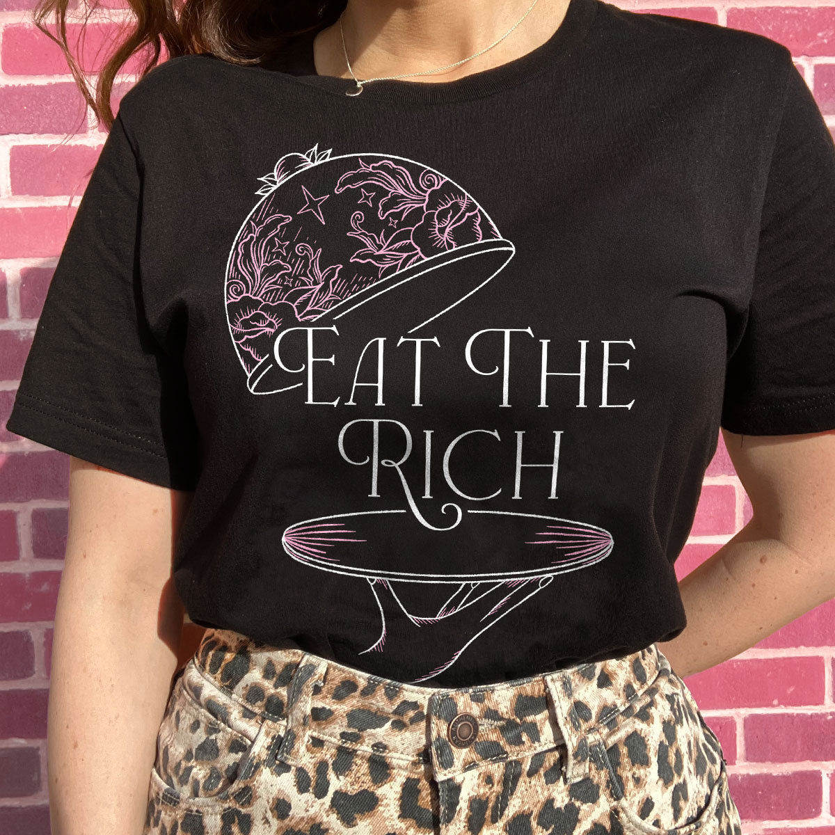 Eat The Rich T-Shirt-Feminist Apparel, Feminist Clothing, Feminist T Shirt, BC3001-The Spark Company