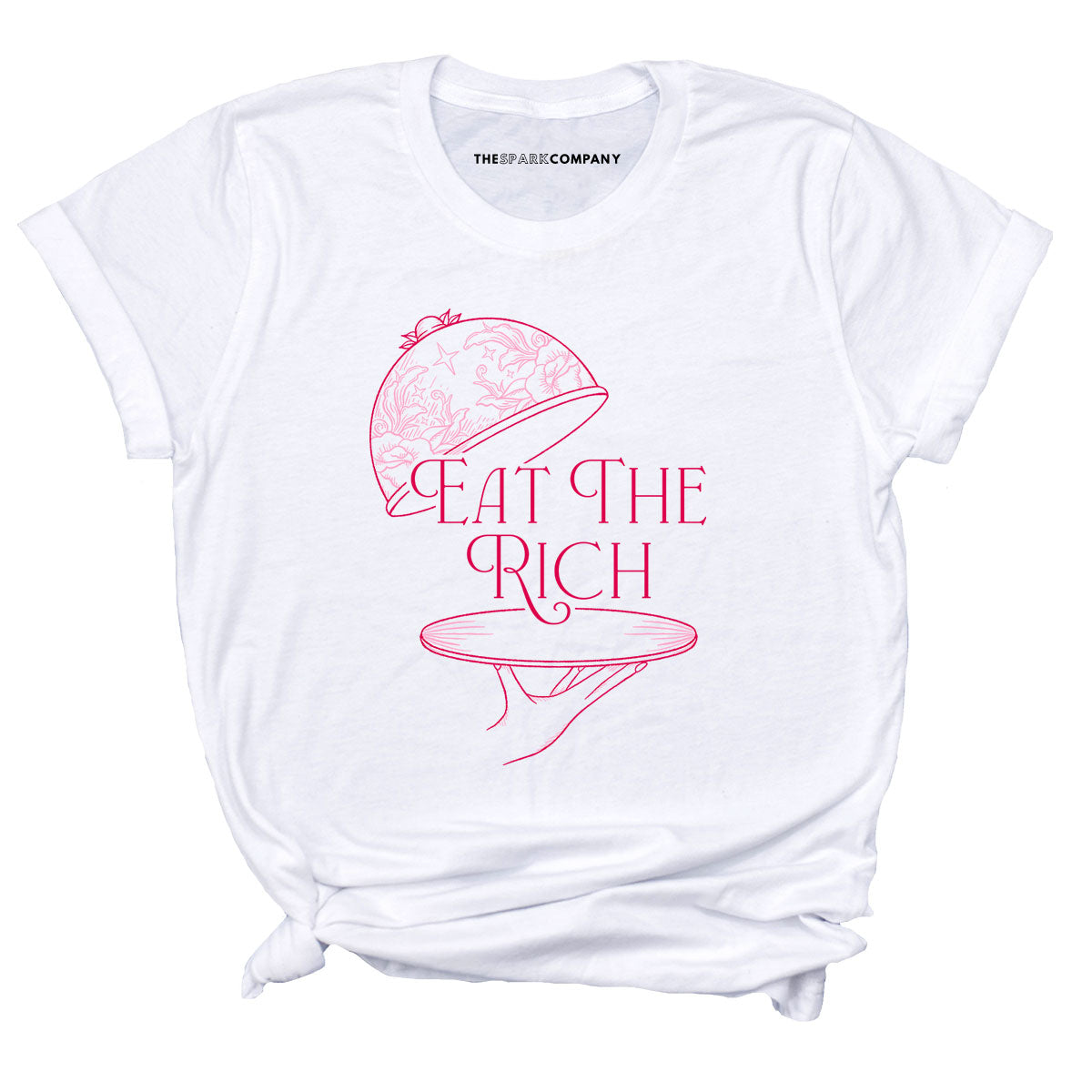 Eat The Rich T-Shirt-Feminist Apparel, Feminist Clothing, Feminist T Shirt, BC3001-The Spark Company