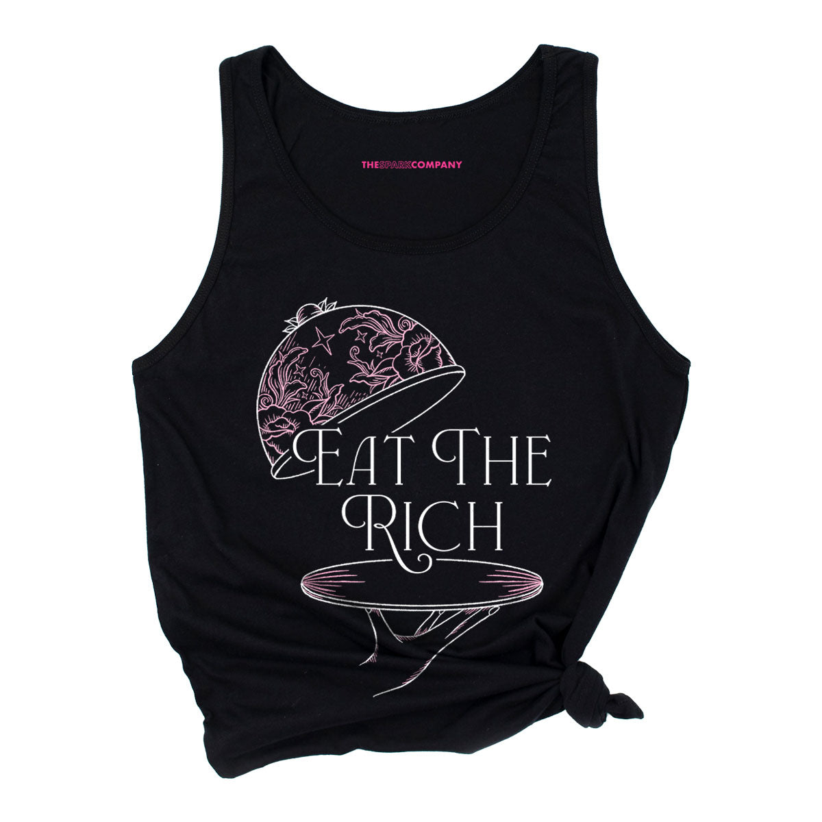 Eat The Rich Tank Top-Feminist Apparel, Feminist Clothing, Feminist Tank, 03980-The Spark Company