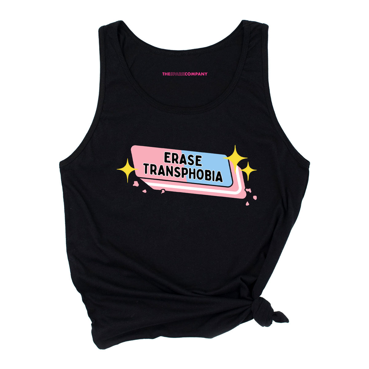 Erase Transphobia Tank Top-LGBT Apparel, LGBT Clothing, LGBT Tank, 03980-The Spark Company