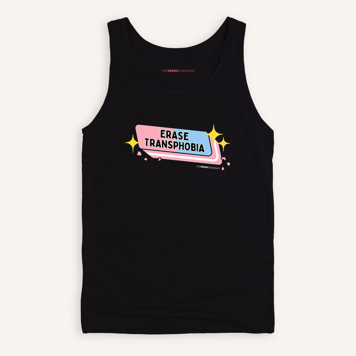 Erase Transphobia Tank Top-LGBT Apparel, LGBT Clothing, LGBT Tank, 03980-The Spark Company