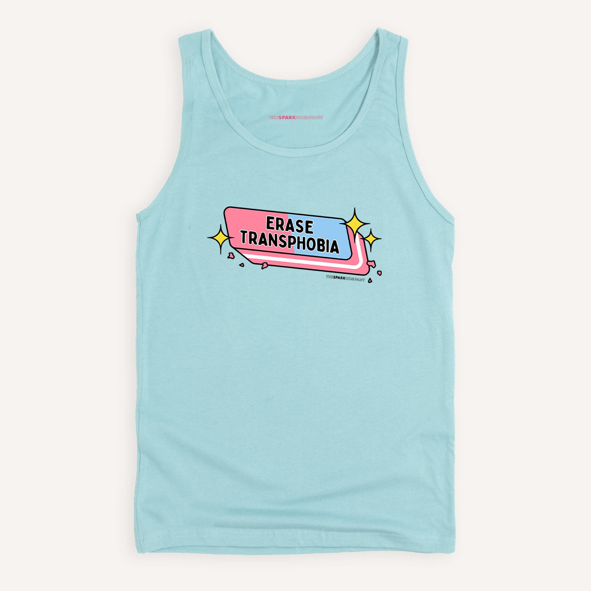 Erase Transphobia Tank Top-LGBT Apparel, LGBT Clothing, LGBT Tank, 03980-The Spark Company