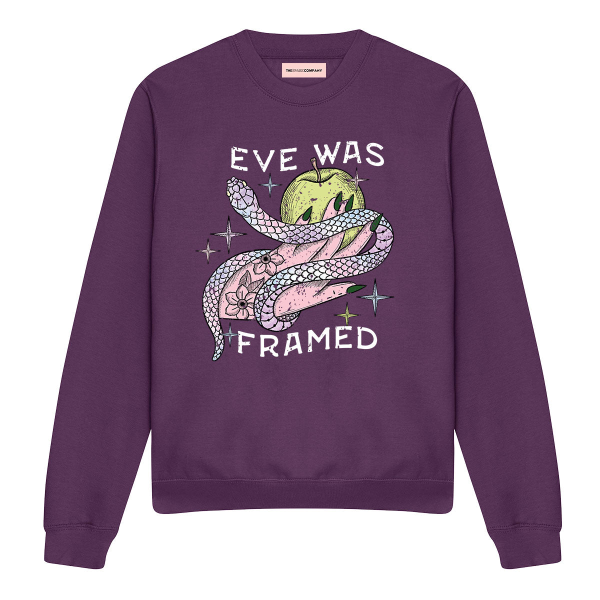 Eve Was Framed Sweatshirt-Feminist Apparel, Feminist Clothing, Feminist Sweatshirt, JH030-The Spark Company