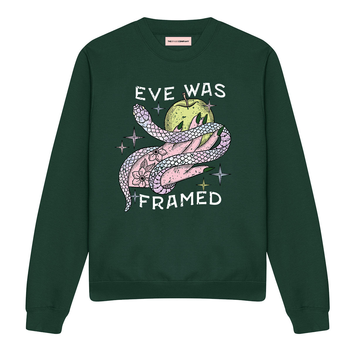 Eve Was Framed Sweatshirt-Feminist Apparel, Feminist Clothing, Feminist Sweatshirt, JH030-The Spark Company