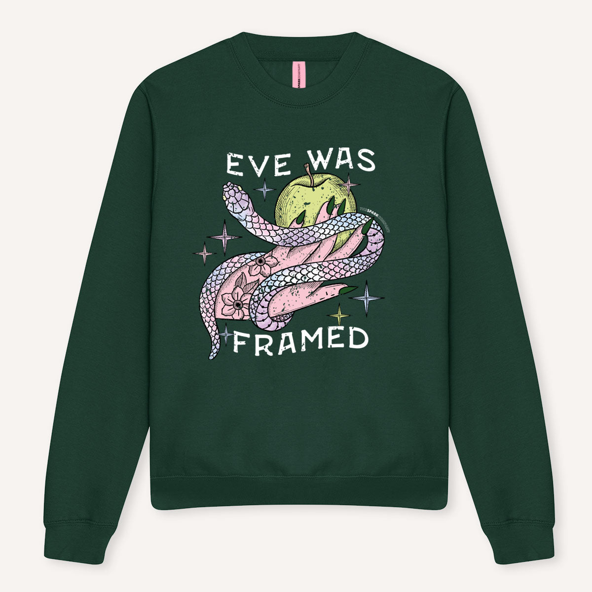 Eve Was Framed Sweatshirt-Feminist Apparel, Feminist Clothing, Feminist Sweatshirt, JH030-The Spark Company