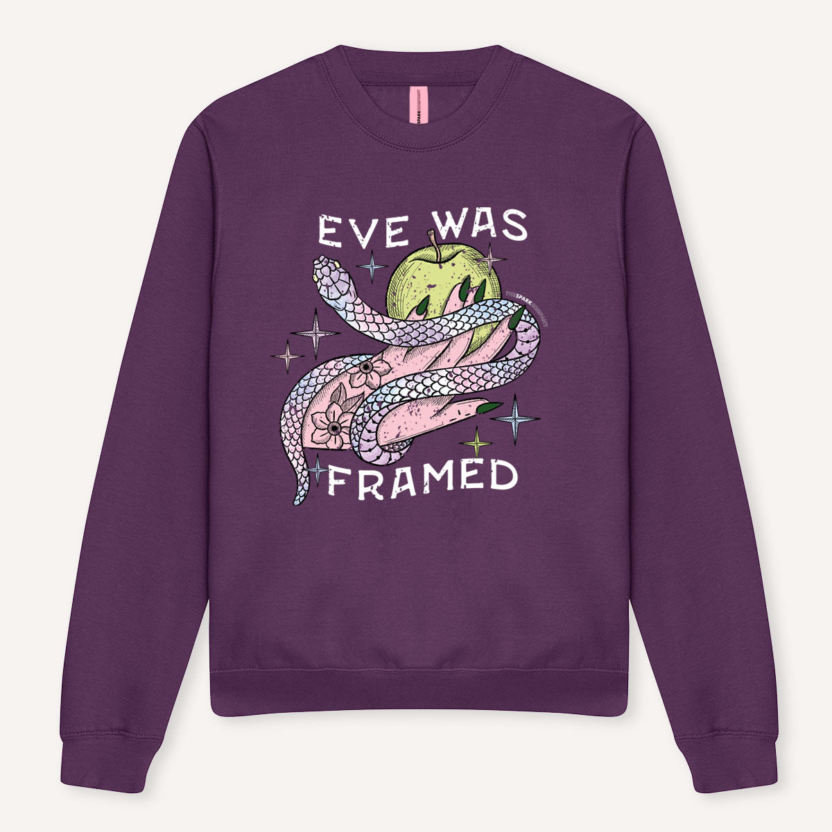Eve Was Framed Sweatshirt-Feminist Apparel, Feminist Clothing, Feminist Sweatshirt, JH030-The Spark Company