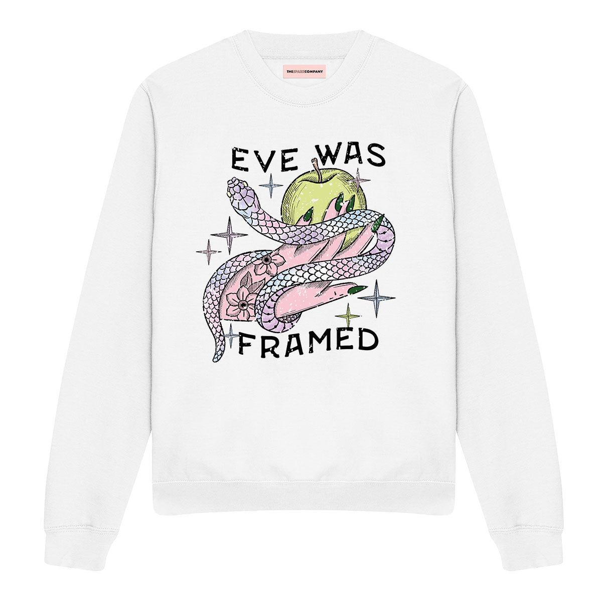 Eve Was Framed Sweatshirt-Feminist Apparel, Feminist Clothing, Feminist Sweatshirt, JH030-The Spark Company