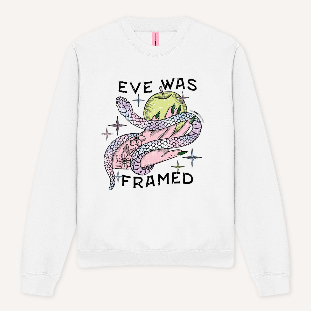 Eve Was Framed Sweatshirt-Feminist Apparel, Feminist Clothing, Feminist Sweatshirt, JH030-The Spark Company
