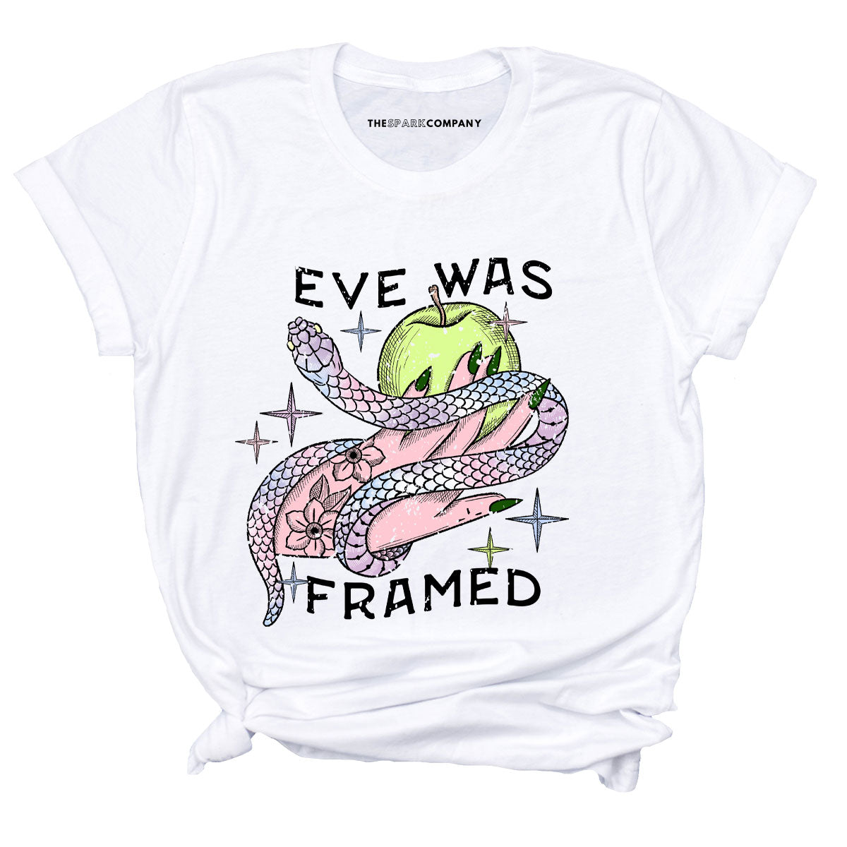 Eve Was Framed T-Shirt-Feminist Apparel, Feminist Clothing, Feminist T Shirt, BC3001-The Spark Company
