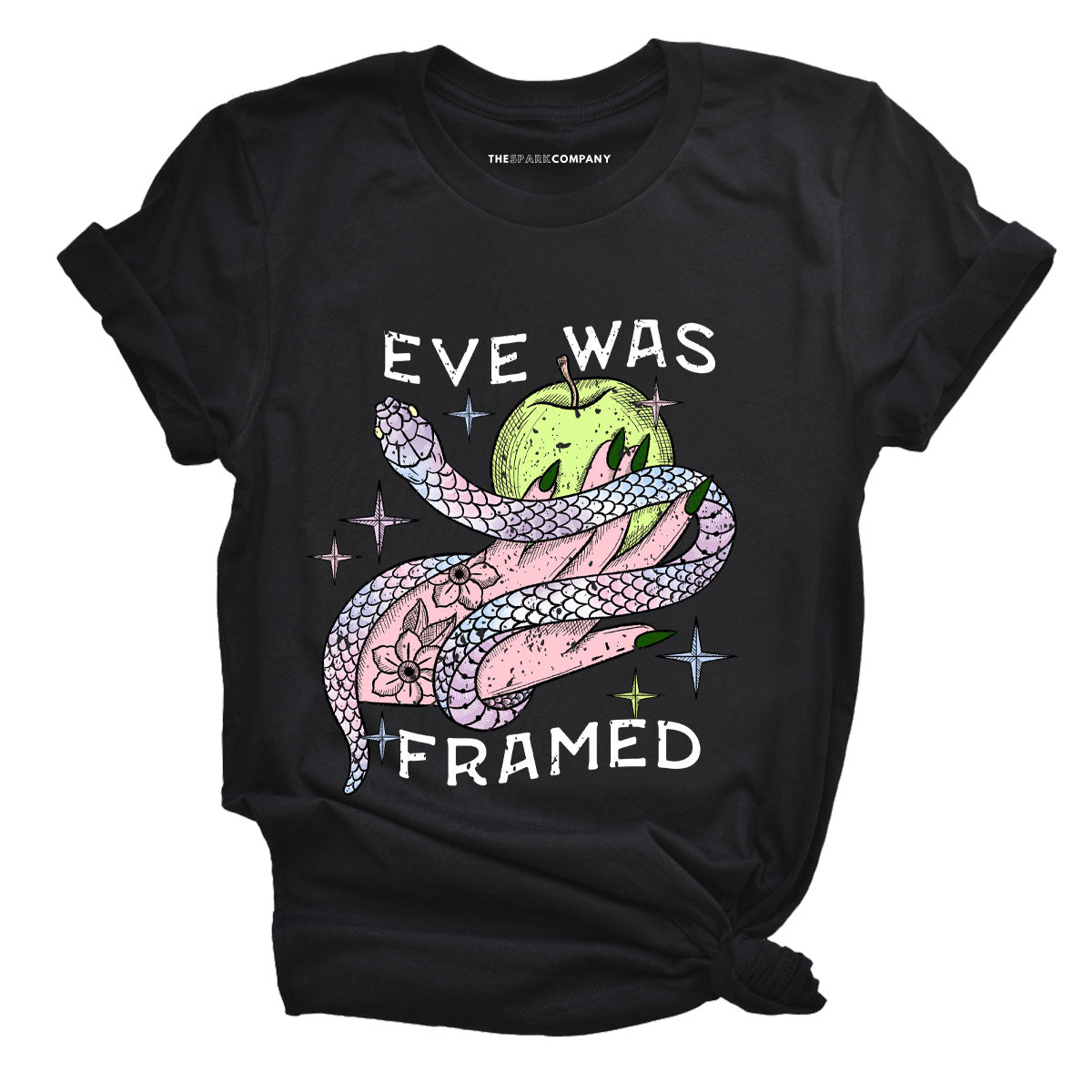 Eve Was Framed T-Shirt-Feminist Apparel, Feminist Clothing, Feminist T Shirt, BC3001-The Spark Company