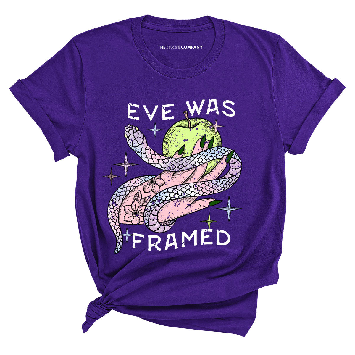 Eve Was Framed T-Shirt-Feminist Apparel, Feminist Clothing, Feminist T Shirt, BC3001-The Spark Company