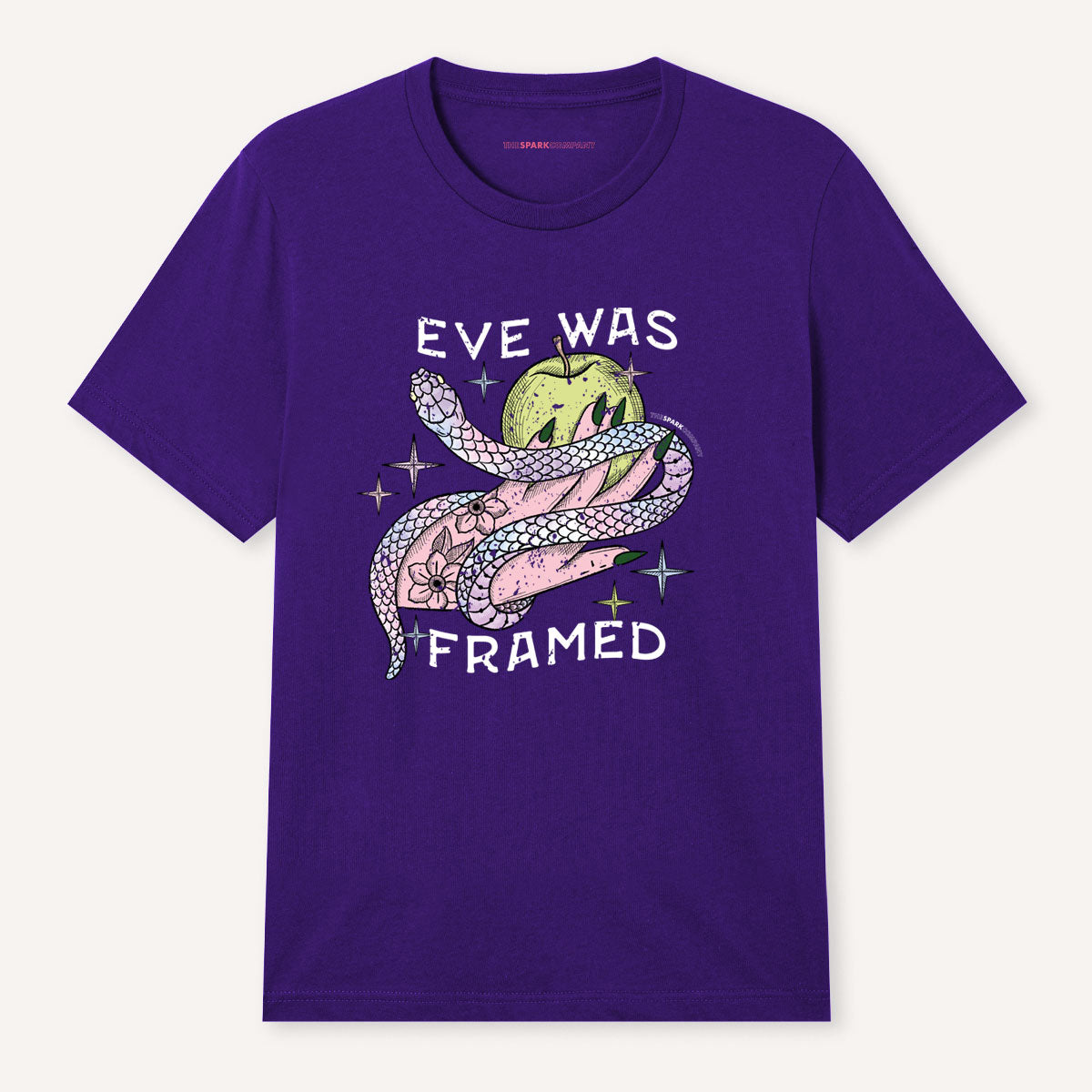 Eve Was Framed T-Shirt-Feminist Apparel, Feminist Clothing, Feminist T Shirt, BC3001-The Spark Company
