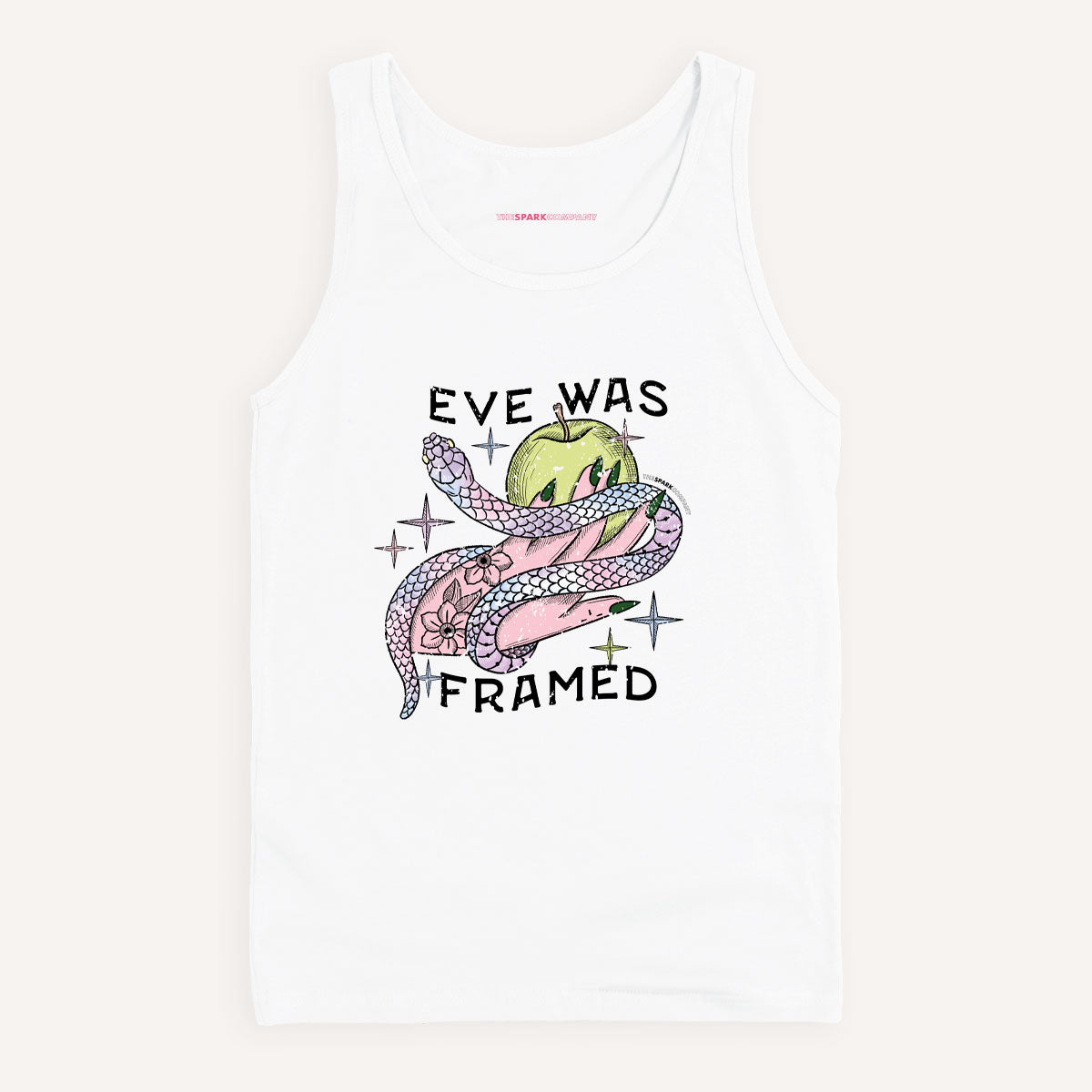 Eve Was Framed Tank Top-Feminist Apparel, Feminist Clothing, Feminist Tank, 03980-The Spark Company