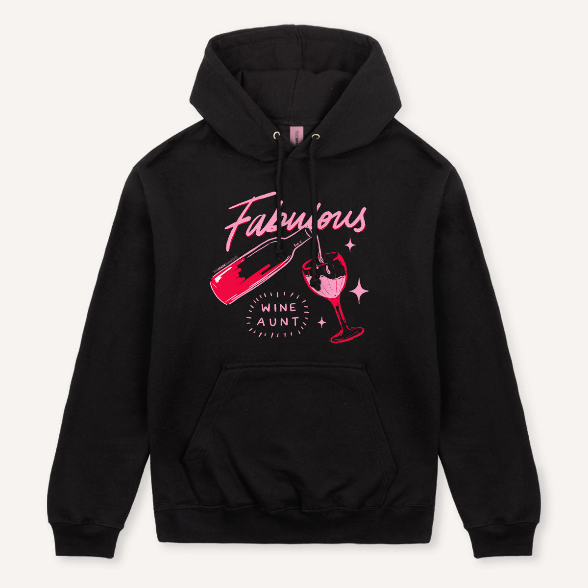Family Goals: Fabulous Wine Aunt Hoodie-Feminist Apparel, Feminist Clothing, Feminist Hoodie, JH001-The Spark Company