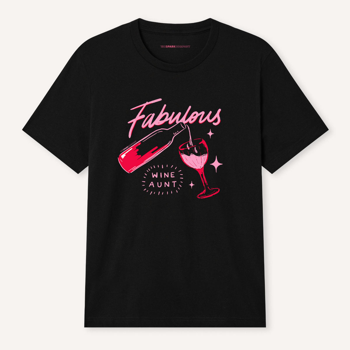 Family Goals: Fabulous Wine Aunt T-Shirt-Feminist Apparel, Feminist Clothing, Feminist T Shirt, BC3001-The Spark Company