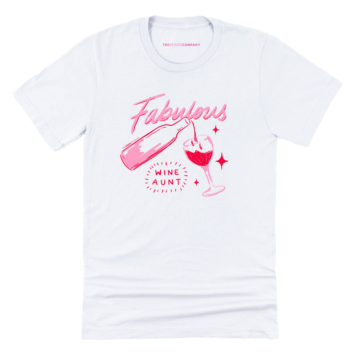 Family Goals: Fabulous Wine Aunt T-Shirt-Feminist Apparel, Feminist Clothing, Feminist T Shirt, BC3001-The Spark Company