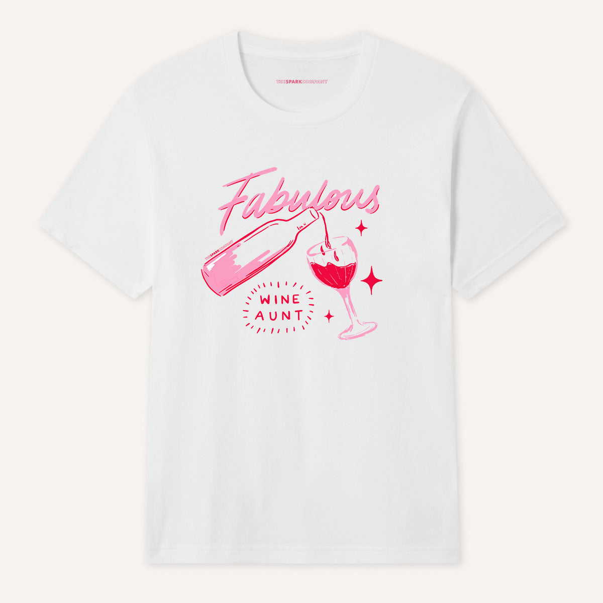 Family Goals: Fabulous Wine Aunt T-Shirt-Feminist Apparel, Feminist Clothing, Feminist T Shirt, BC3001-The Spark Company