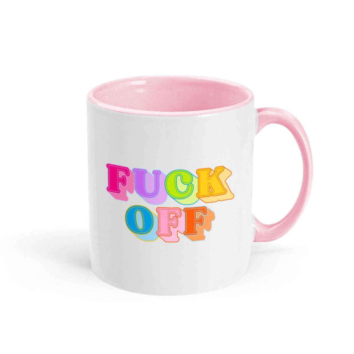 F*ck Off Mug-Feminist Apparel, Feminist Gift, Feminist Coffee Mug, 11oz White Ceramic-The Spark Company