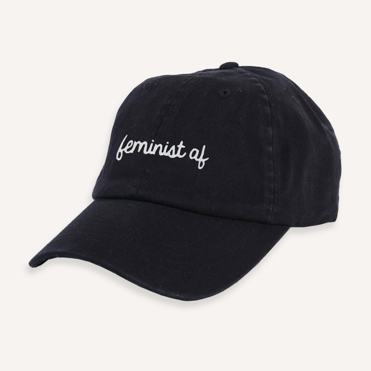 Feminist AF Embroidered Mom Cap-Feminist Apparel, Feminist Gift, Mum Cap, BB653-The Spark Company
