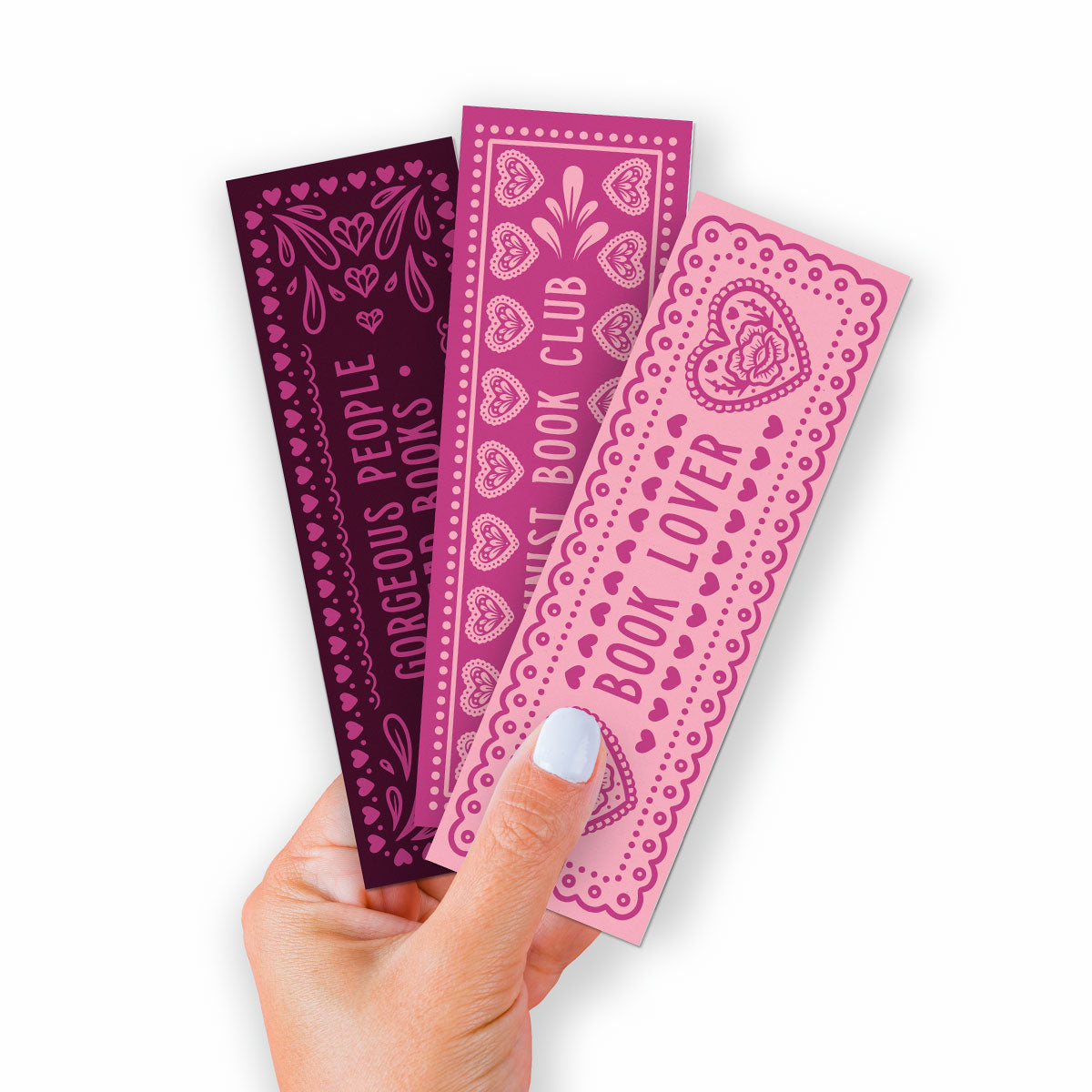 Feminist Book Club Bookmarks (3 Pack)-Feminist Apparel, Feminist Gift, Feminist Bookmark-The Spark Company