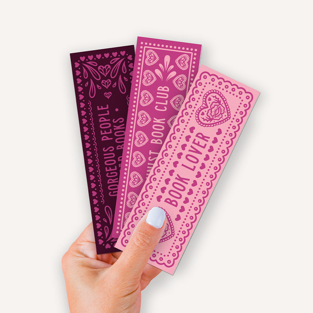 Feminist Book Club Bookmarks (3 Pack)-Feminist Apparel, Feminist Gift, Feminist Bookmark-The Spark Company