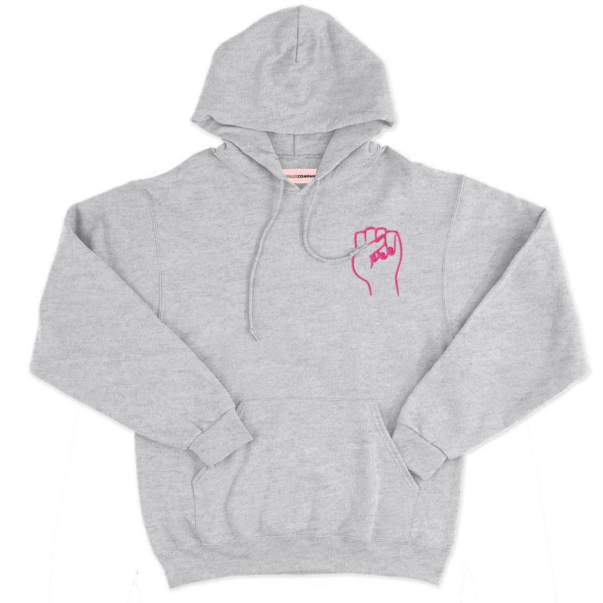 Feminist Fist Embroidered Hoodie-Feminist Apparel, Feminist Clothing, Feminist Hoodie, JH001-The Spark Company