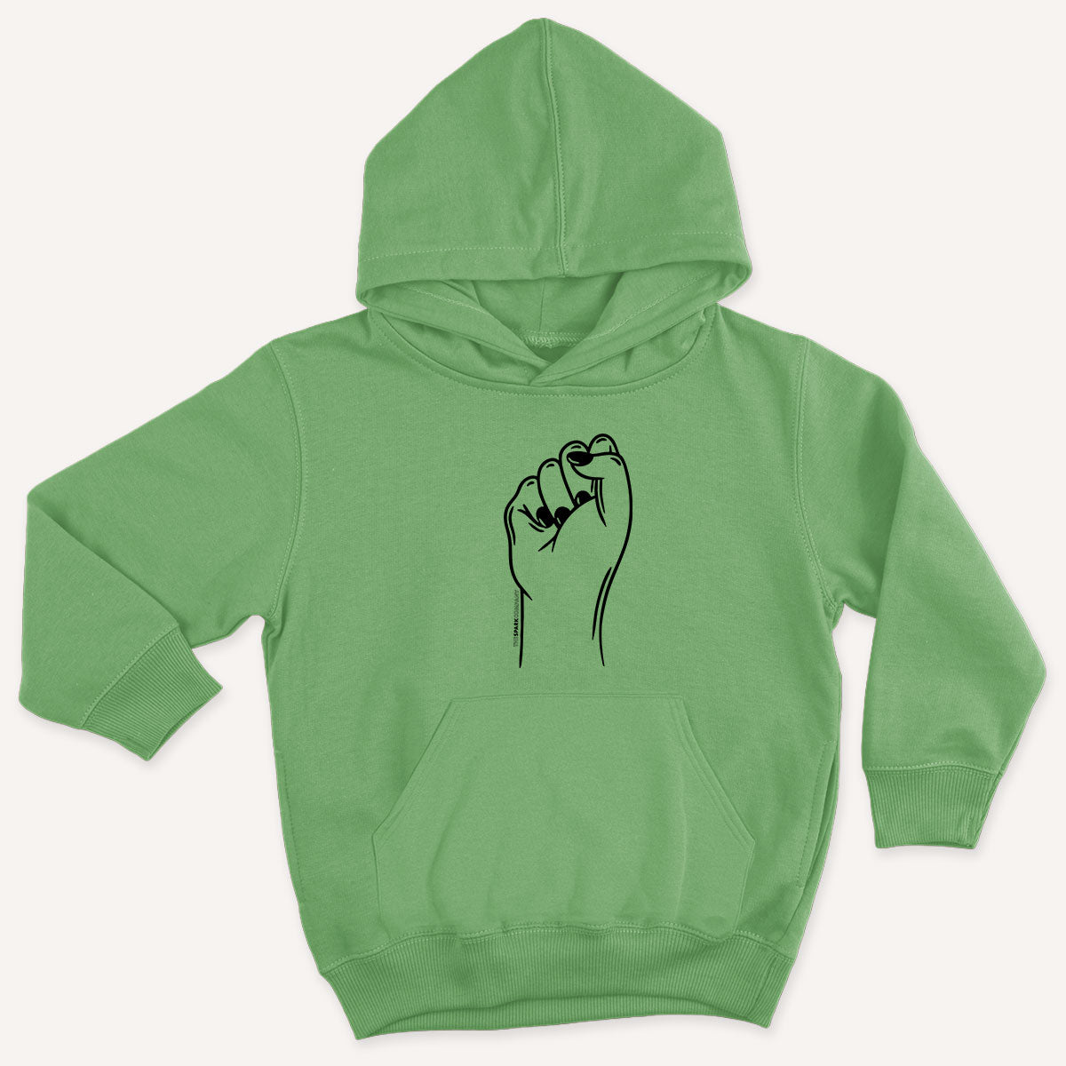 Feminist Fist Kids Hoodie-Feminist Apparel, Feminist Clothing, Feminist Kids Hoodie, JH001J-The Spark Company