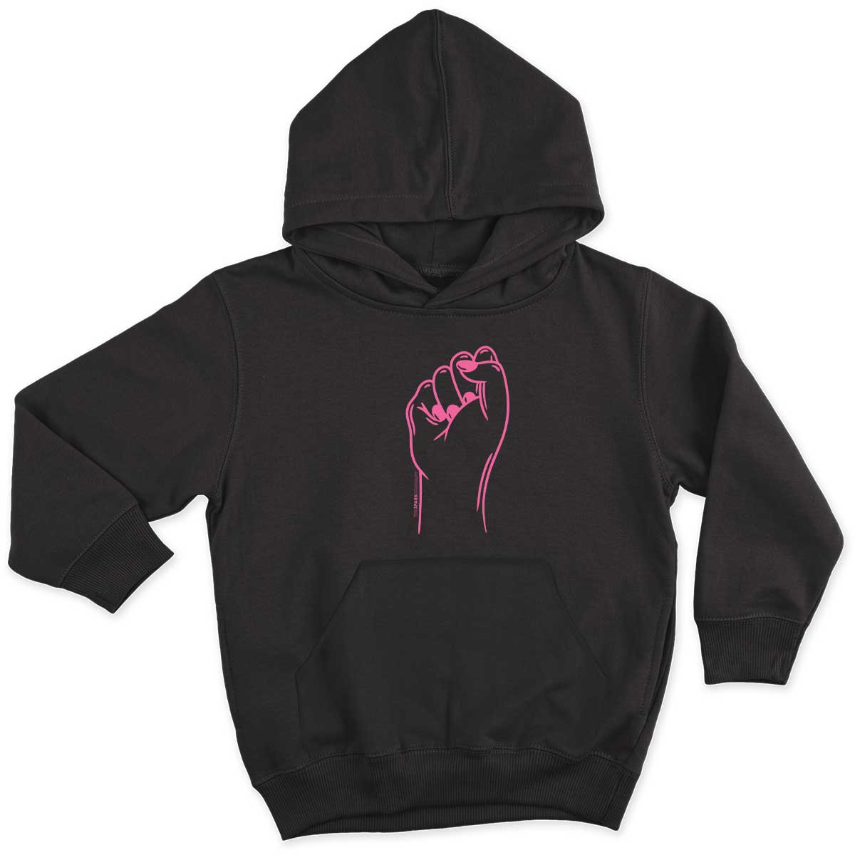 Feminist Fist Kids Hoodie-Feminist Apparel, Feminist Clothing, Feminist Kids Hoodie, JH001J-The Spark Company