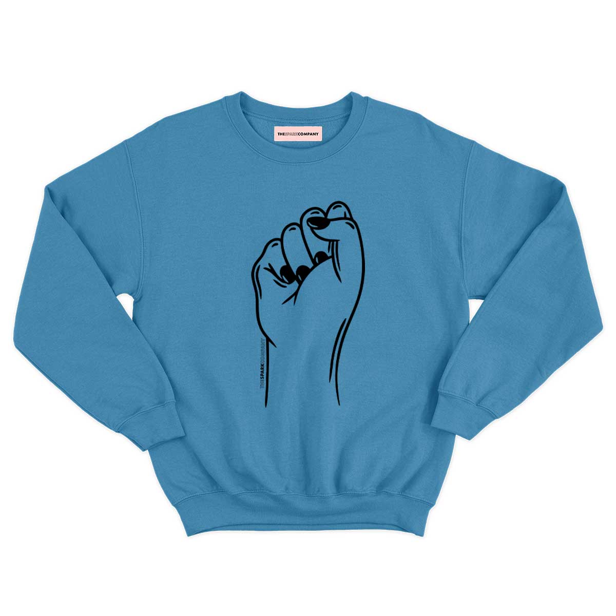 Feminist Fist Kids Sweatshirt-Feminist Apparel, Feminist Clothing, Feminist Kids Sweatshirt, JH030B-The Spark Company