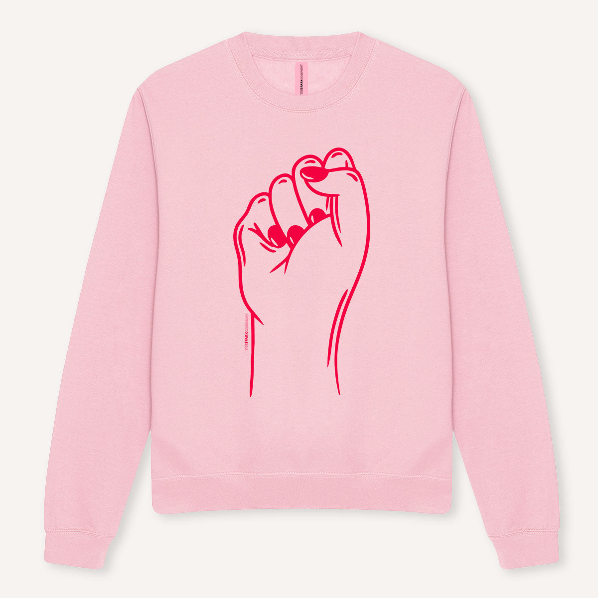 Feminist Fist Sweatshirt-Feminist Apparel, Feminist Clothing, Feminist Sweatshirt, JH030-The Spark Company