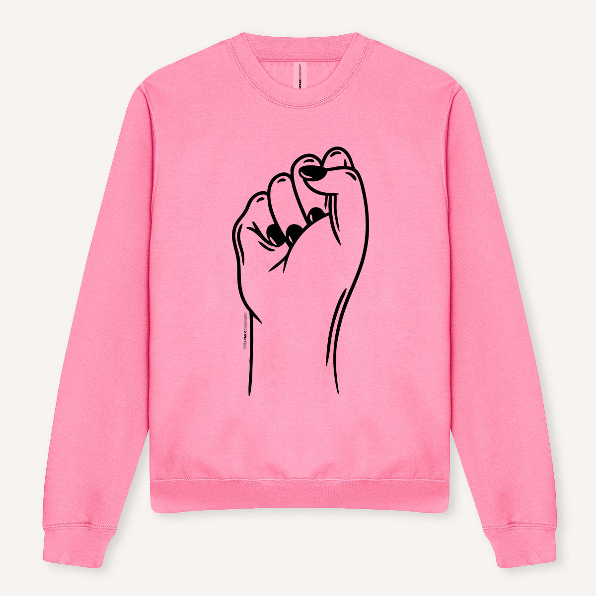 Feminist Fist Sweatshirt-Feminist Apparel, Feminist Clothing, Feminist Sweatshirt, JH030-The Spark Company