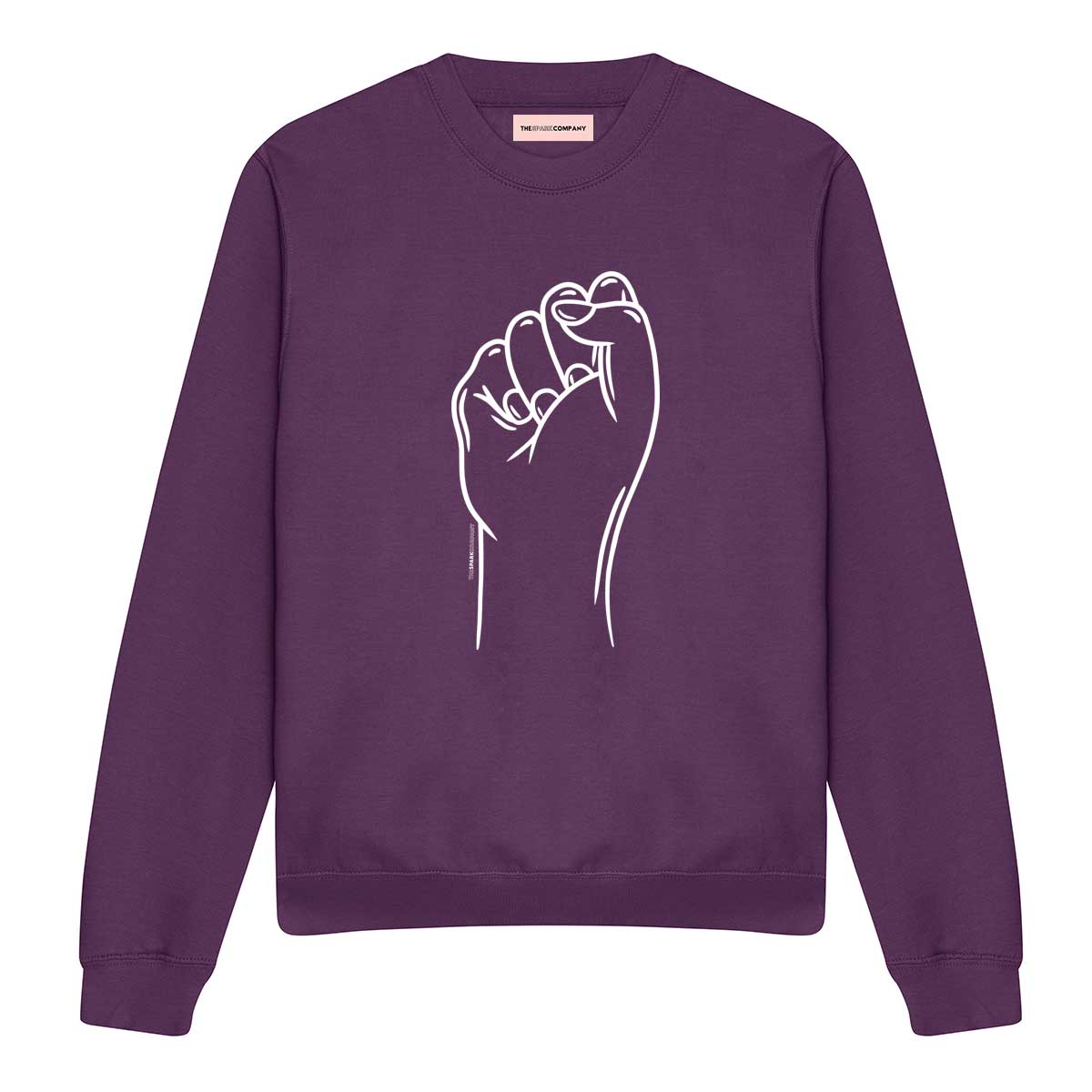 Feminist Fist Sweatshirt-Feminist Apparel, Feminist Clothing, Feminist Sweatshirt, JH030-The Spark Company