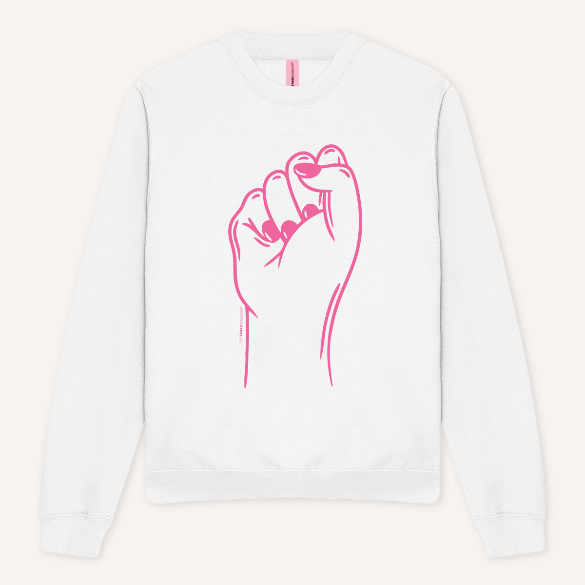 Feminist Fist Sweatshirt-Feminist Apparel, Feminist Clothing, Feminist Sweatshirt, JH030-The Spark Company