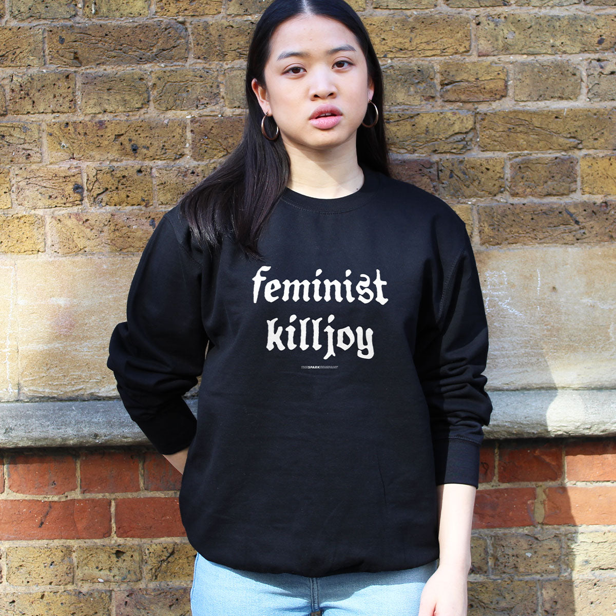 Feminist Killjoy Sweatshirt-Feminist Apparel, Feminist Clothing, Feminist Sweatshirt, JH030-The Spark Company