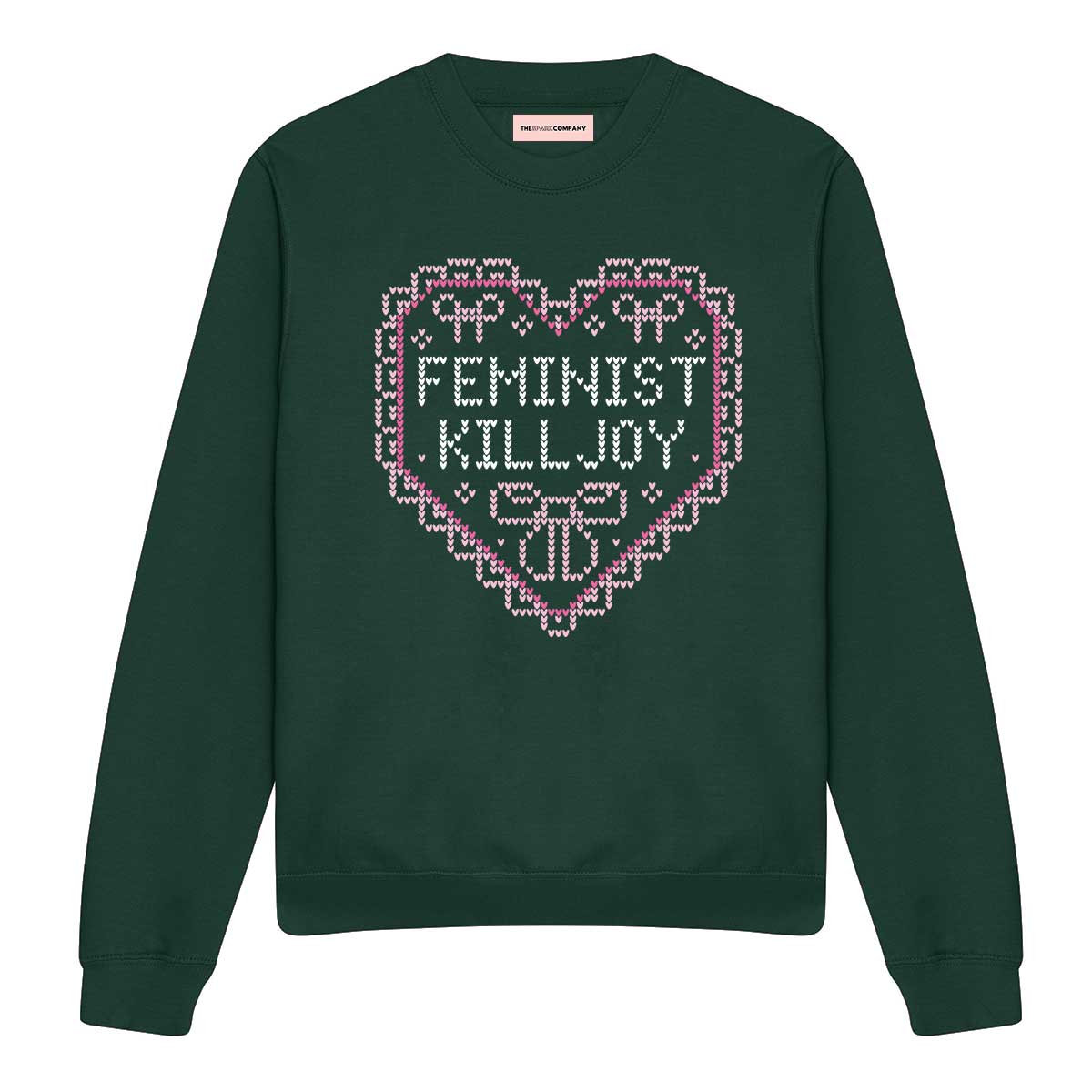 Feminist Killjoy Ugly Christmas Jumper-Feminist Apparel, Feminist Clothing, Feminist Sweatshirt, JH030-The Spark Company