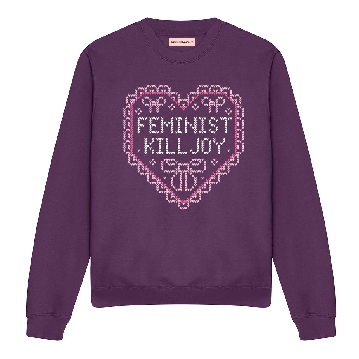 Feminist Killjoy Ugly Christmas Jumper-Feminist Apparel, Feminist Clothing, Feminist Sweatshirt, JH030-The Spark Company