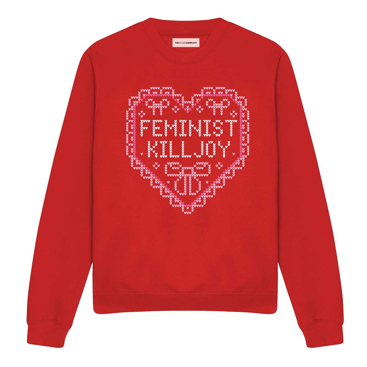 Feminist Killjoy Ugly Christmas Jumper-Feminist Apparel, Feminist Clothing, Feminist Sweatshirt, JH030-The Spark Company