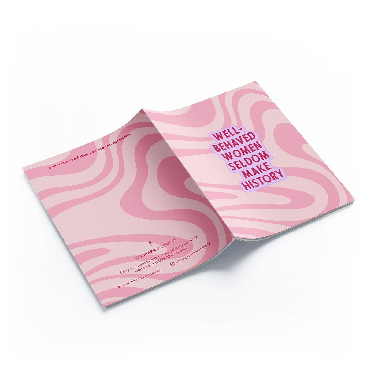 Feminist Motivation Notebooks (3 Pack)-Feminist Apparel, Feminist Gift, Feminist Notebook-The Spark Company