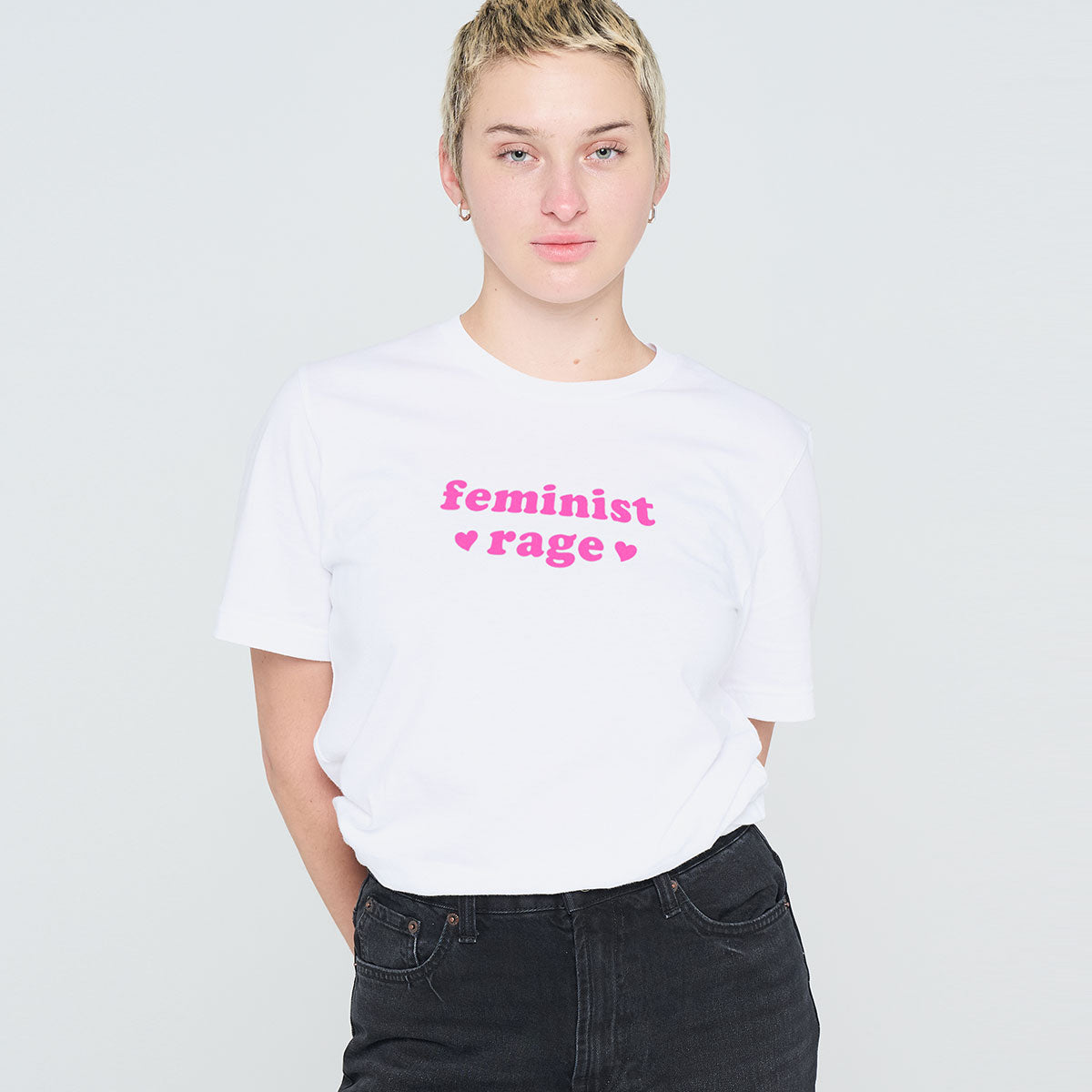 Feminist Rage T-Shirt-Feminist Apparel, Feminist Clothing, Feminist T Shirt, BC3001-The Spark Company
