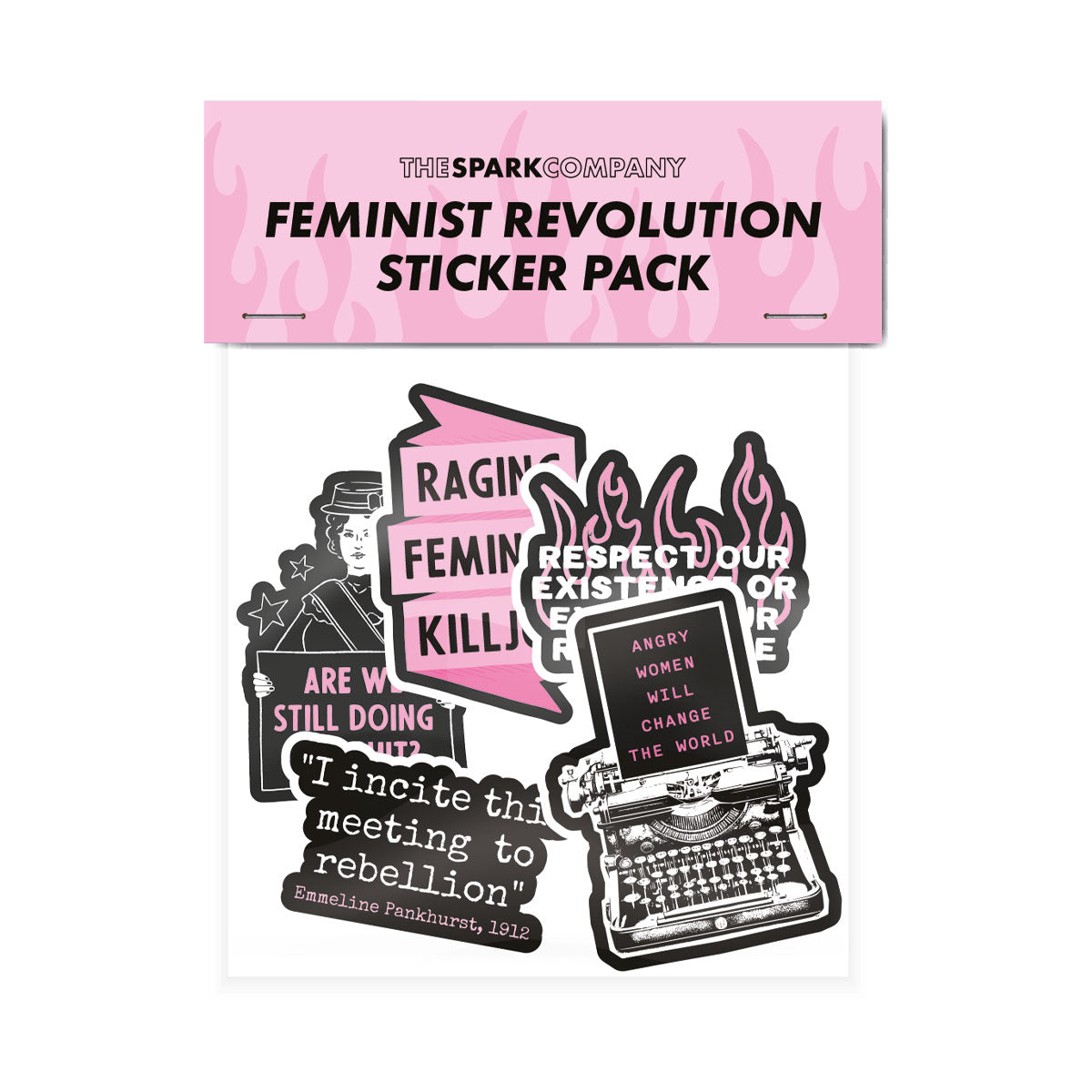 Feminist Revolution Sticker Pack-Feminist Apparel, Feminist Gift, Feminist Stickers-The Spark Company