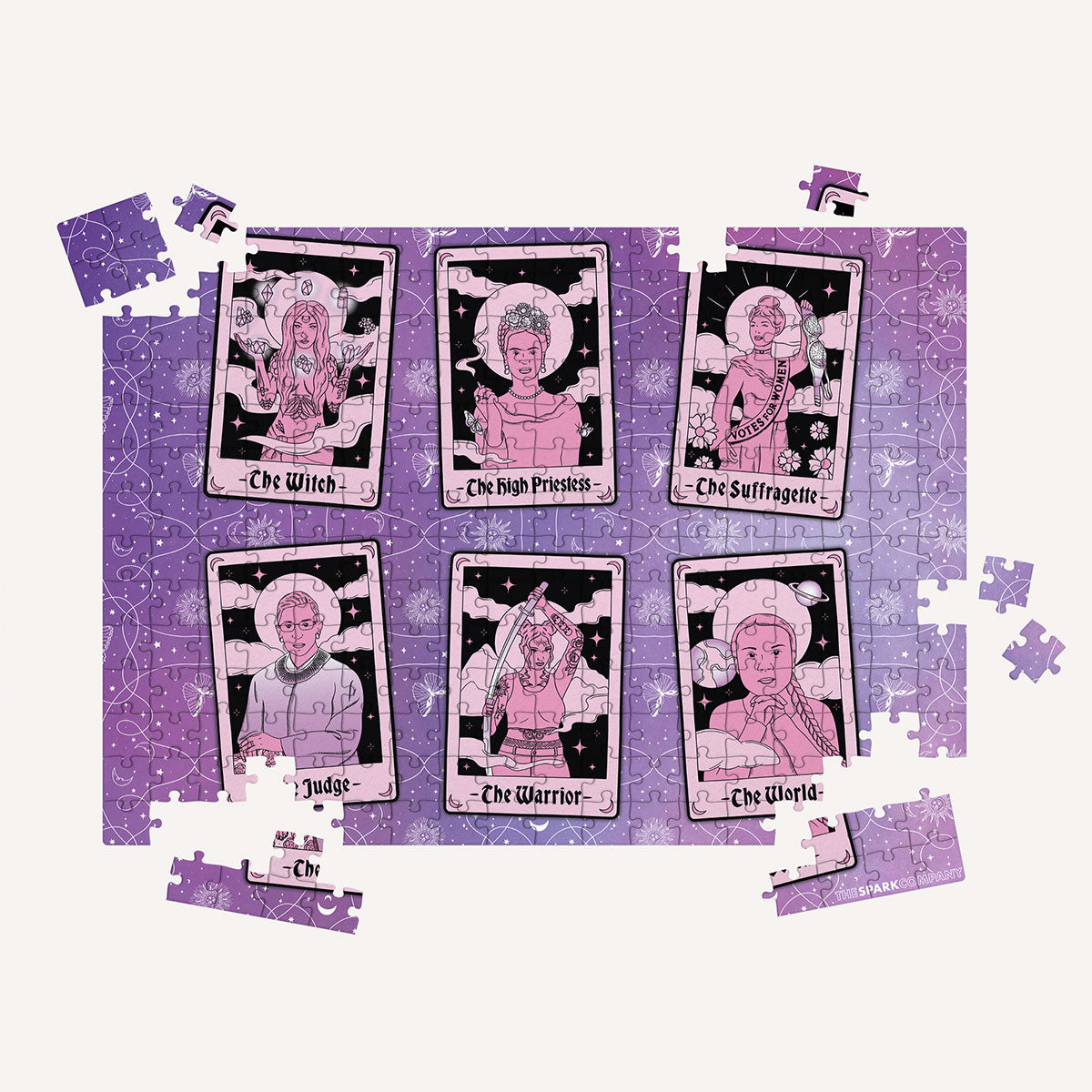 Feminist Tarot Jigsaw Puzzle-Feminist Apparel, Feminist Gift, Feminist Jigsaw-The Spark Company