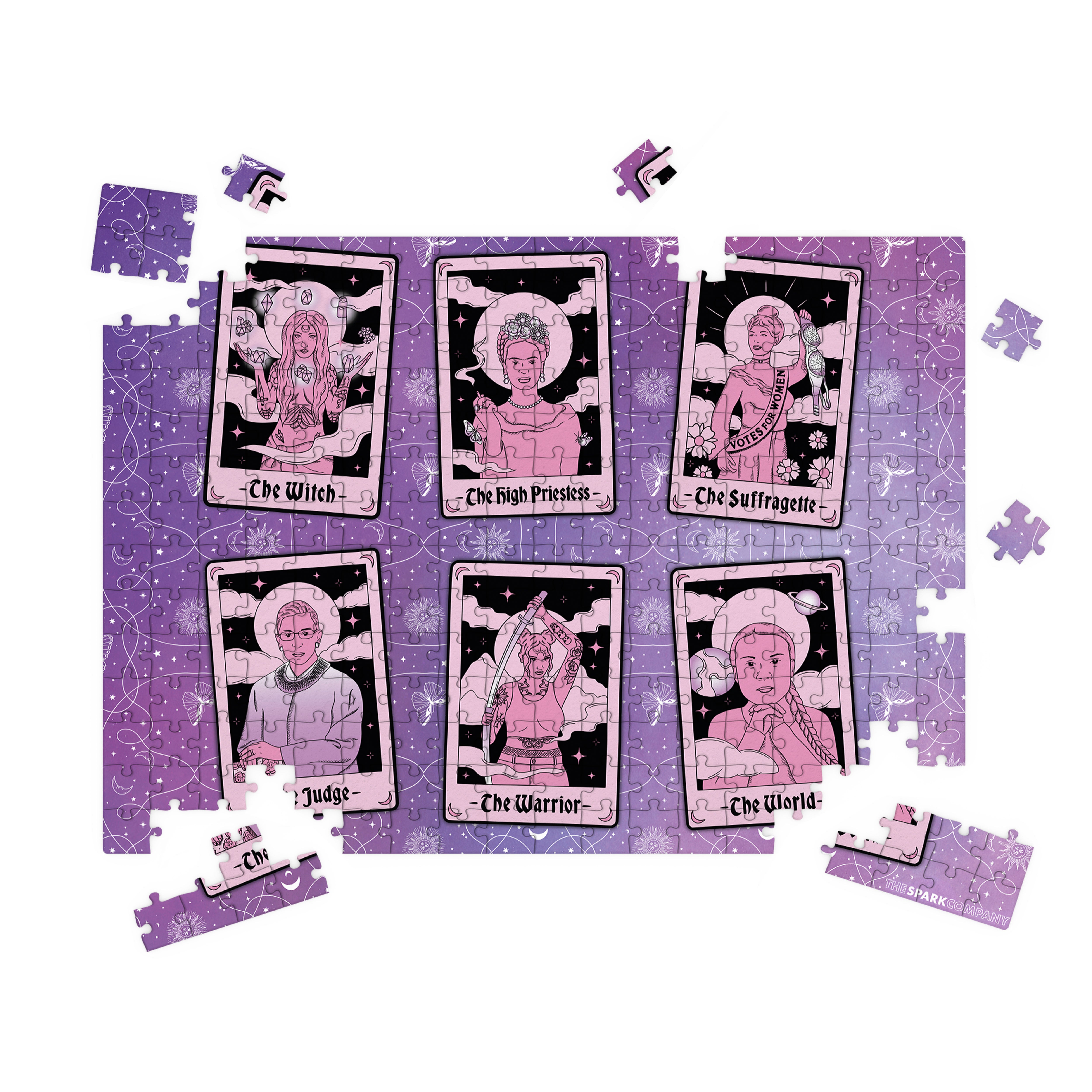Feminist Tarot Jigsaw Puzzle-Feminist Apparel, Feminist Gift, Feminist Jigsaw-The Spark Company