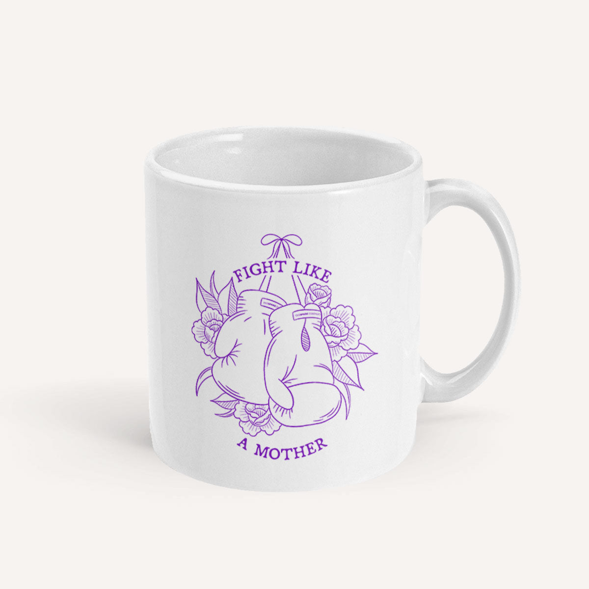 Fight Like A Mother Mug-Feminist Apparel, Feminist Gift, Feminist Coffee Mug, 11oz White Ceramic-The Spark Company