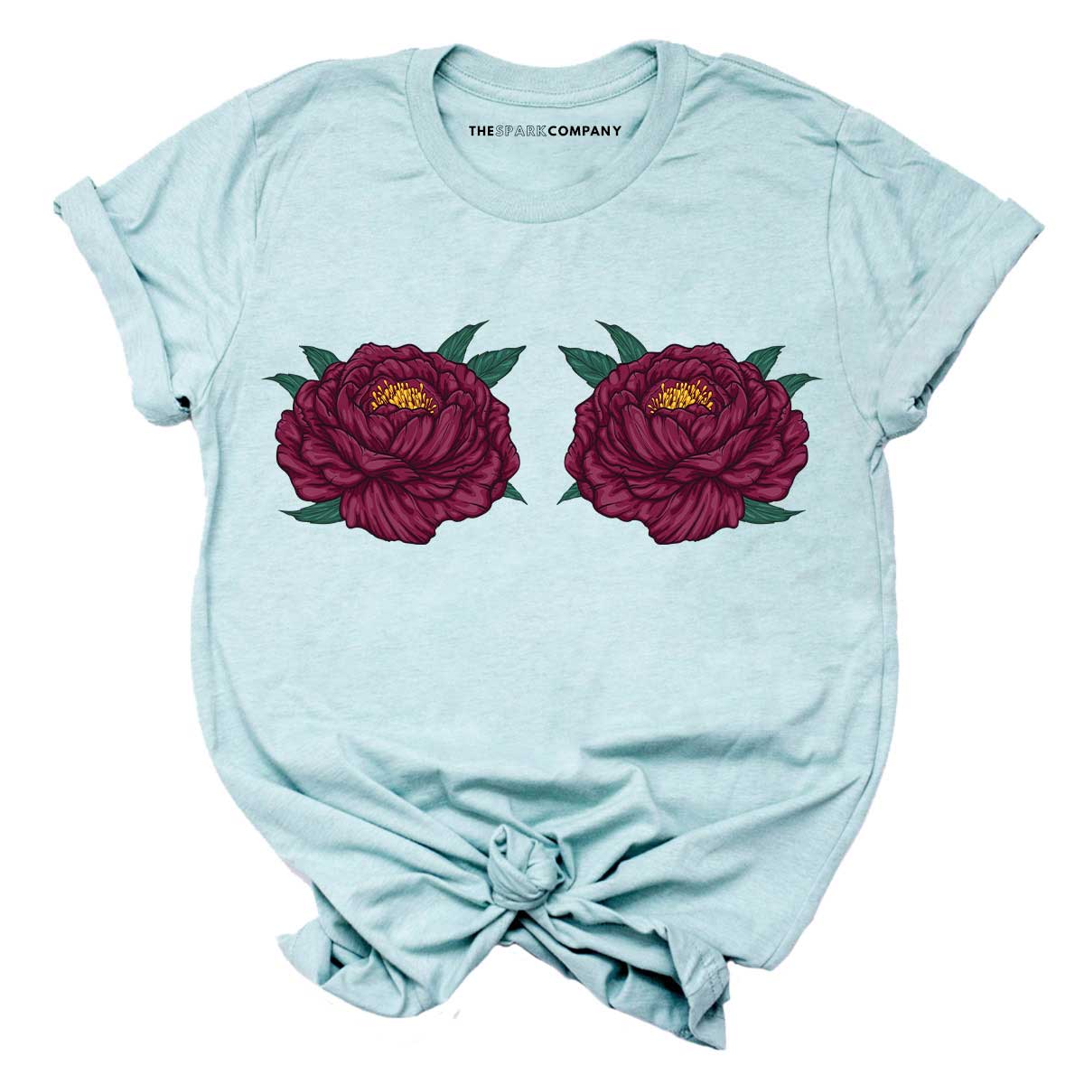 Frida Floral T-Shirt-Feminist Apparel, Feminist Clothing, Feminist T Shirt, BC3001-The Spark Company