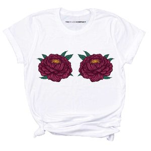 Frida Floral T-Shirt-Feminist Apparel, Feminist Clothing, Feminist T Shirt, BC3001-The Spark Company