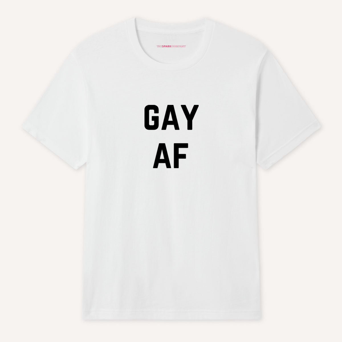 Gay AF T-Shirt-LGBT Apparel, LGBT Clothing, LGBT T Shirt, BC3001-The Spark Company